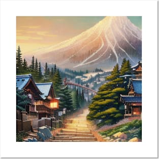 Manitou Incline in Vintage Japanese Anime Hiking Posters and Art